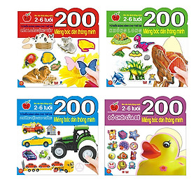 [Download Sách] 200 Miếng Bóc Dán Thông Minh - Các Loài Động Vật + Khủng Long + Đồ Chơi Của Bé + Phương Tiện Giao Thông