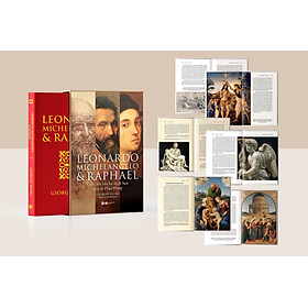 Hình ảnh sách DELUXE BOOKS- Leonardo Michelangelo và Raphael - Cuộc Đời Ba Danh Họa Thời Kì Phục Hưng