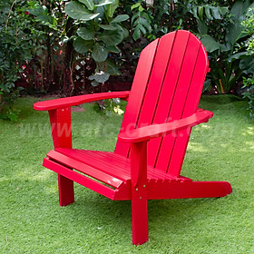 Mua Ghế Gỗ Thư Giãn Độc Đáo Adirondack RASF-201 - RED