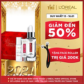 Bộ sản phẩm Serum siêu cấp ẩm Hyaluonic Acid 1.5% & Dưỡng chất căng mướt da L'Oreal Paris