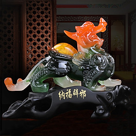 Tượng kì lân quà tặng trang trí nhà cửa cặp đôi kỳ lân vật phẩm phong thủy