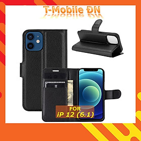 Bao da cho iPhone 12/12Pro/12Promax, Ốp lưng 2 mặt có nắp gập và chống xem phim cho iPhone 12 Pro Max