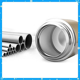 Hình ảnh Bình Ủ Cháo Giữ Nhiệt 5 Lớp Có Quai Xách Rút Gọn Lõi Inox - Giữ Nóng 8 Giờ - Giữ Lạnh 16 Giờ - 1000ml - Hàng Chất Lượng