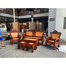 Mua Bộ salon hoàng gia gỗ tràm mặt gõ -Bộ bàn ghế phòng khách