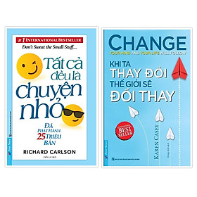 Sách - Combo Tất cả đều là chuyện nhỏ  Khi ta thay đổi thế giới sẽ đổi thay - FirstNews