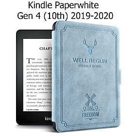 Bao Da Cover Dành Cho Máy Đọc Sách Kindle Paperwhite Gen 4 (10th) Tuần Lộc