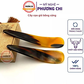 Cây cạo gió bằng sừng dùng đánh gió giải cảm, chăm sóc da toàn thân giúp lưu thông khí huyết | Mỹ Nghệ Phương Chi