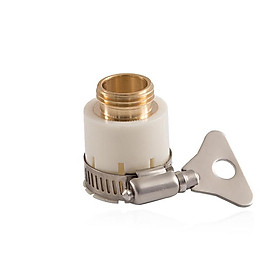 Mua Đầu nối nhanh 16 có đai siết bằng Đồng  Khớp nối nhanh từ vòi nước  Đai siết cổ dê vòi nước  Đai nối vòi nước