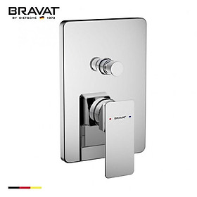 Mặt nạ sen âm tường 2 chức năng Bravat PB856101CP-2-ENG