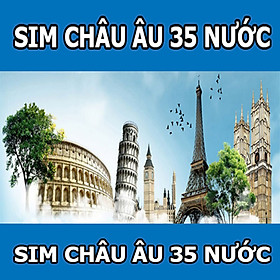 Sim 3G/4G Three Du Lịch 35 Nước Châu Âu - Hàng Chính Hãng-Mẫu ngẫu nhiên
