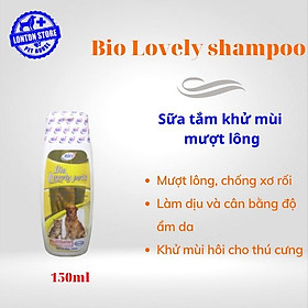 Bio Lovely shampoo - Sữa tắm mượt lông khử mùi hôi Chai 150ml