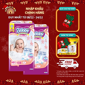 Combo 2 - Miếng lót Bobby size Newborn 1 - 108 miếng