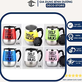 Ly/cốc tự khuấy giữ nhiệt lớn 450ml – Chính hang Auto Magnetic Mug – Khuấy café, thức uống văn phòng