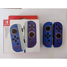 Mua bộ tay cầm Joycon Nintendo Switch hàng cao cấp mầu Zelda có chức năng rung   wake up   cảm biến motion...Không kèm Strap Grip (not include strap grip)