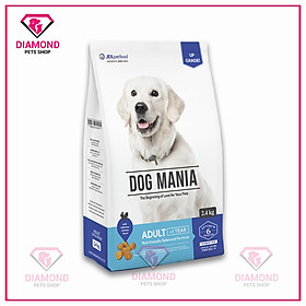(1KG/2.4KG) Dog Mania Adult - Thức ăn hạt CHO CHÓ TRƯỞNG THÀNH nhập khẩu HÀN QUỐC - 2.4kg