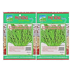 Bộ 2 Gói Hạt Giống Cải Bẹ Xanh Ngọt Đuôi Phụng PN-28 Phú Nông (20g / Gói)