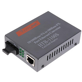 10 / 100Mbps Singlemode 25KM Simplex SC Cáp Quang Sang Bộ Chuyển đổi Ethernet Ethernet