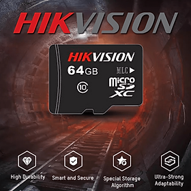 Thẻ Nhớ Hikvision 64GB Chuyên Cho Camera Class 10 - Hàng Chính hãng