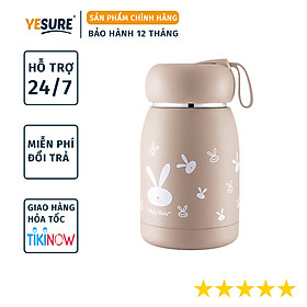 Bình Nước Giữ Nhiệt Thông Minh Cảm Ứng Hiển Thị Nhiệt Độ Nước ,Thể Tích 320ml, Chất Liệu Inox 304 Giữ Nhiệt Lâu , Nhỏ Gọn YESURE