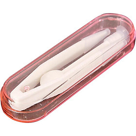 Hộp Dụng Cụ Hỗ Trợ Đeo - Gắp Kính Áp Tròng Bằng Nhựa Mini