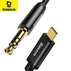 Cáp chuyển Type C sang Audio 3.5mm Baseus Cable Yiven M01 dài 1.2M - Hàng chính hãng