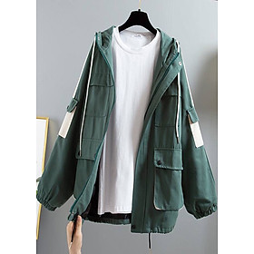 Áo Khoác Nữ Kaki Có Nón AKNK1 (Hàng Nhập Cao Cấp)