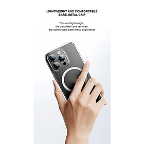 Ốp lưng trong suốt sạc từ tính dành cho iPhone 16e / 16 / 16 Plus / 16 Pro / 16 Pro Max - Hàng chính hãng