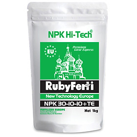 Mua Phân bón NPK Hi-Tech: RubyFerti NPK 30-10-10+TE