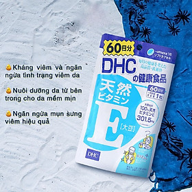 Vitamin E DHC Nhật làm chậm quá trình lão hoá, trẻ hóa da, tăng ẩm da, cải thiện sức khỏe khớp và giảm cảm lạnh - Massel Official