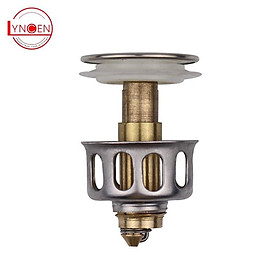 Mua Nút Inox lõi đồng chặn nước  chặn rác cho chậu rửa  lavabo cao cấp thông minh xuất Nhật