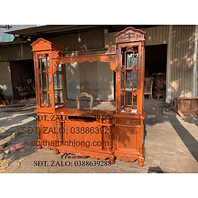 Mua Kệ Tivi Kết Hợp Tủ Rượu Đôi Gỗ Hương Đá