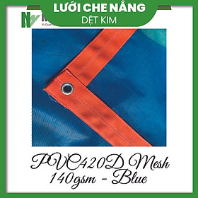 ⌈1M X 1.2M⌋ LƯỚI PVC420D MAY DÂY PHẢN QUANG CHE CHẮN LAN CAN, LỐI ĐI, CHE BỤI - XANH DƯƠNG