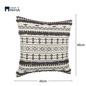 Mua Vỏ gối tựa trang trí chần tay ABORI CUSHION COVER 40x40cm