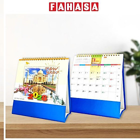 Lịch Bàn Chữ A 2026 - Kiến Trúc Thế Giới - Văn Khoa