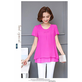Áo voan nữ tay ngắn cao cấp tk03