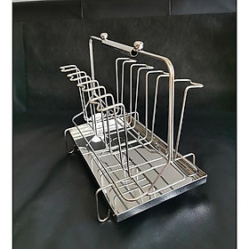 Mua Kệ ly inox chứa 8 cốc