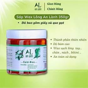 Sáp wax triệt lông shiny An Lành tặng kèm 40 giấy và que wax, sáp wax lông shiny ,wax lông Tẩy Lông