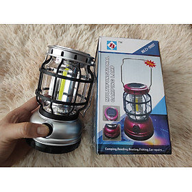 Mua Đèn Cắm Trại ZJ-1990T Dùng Pin Sạc Và Năng Lượng Mặt Trời Có Cổng USB Có Thể Sạc Điện Thoại