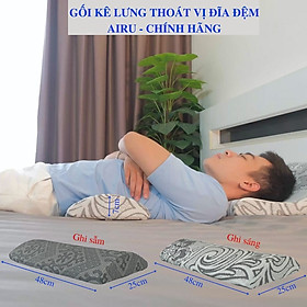 Mua Gối kê lưng thoát vị đĩa đệm YOROKOBI ( giao màu ngẫu nhiên )