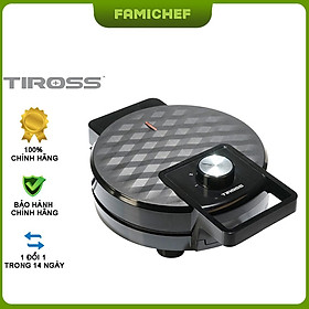 Mua Máy làm bánh kẹp tàn ong Waffle chống dính Tiross TS1384 - Hàng chính hãng