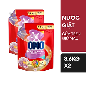 Combo 2 Túi Nước Giặt Omo Matic Comfort Cho Máy Giặt Cửa Trên - Chuyên Gia Giữ Màu 3.6kg