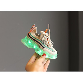 Giày thể thao phát sáng cho bé trai bé gái - Giày thể thao đèn led cho bé 1-15 tuổi có công tắc và sạc điện usb