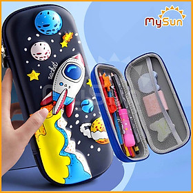 Hộp đựng bút 3D bằng nhựa siêu cute giá rẻ cho bé gái, trai học sinh.