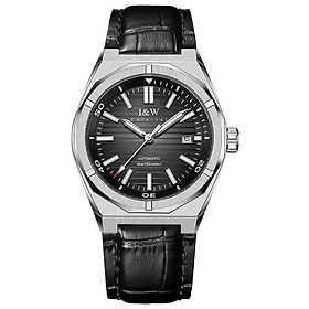Đồng hồ nam chính hãng IW CARNIVAL IW711G-8 Kính sapphire ,chống xước,Chống nước ,Bảo hành 24 tháng,Máy cơ (Automatic),dây da cao cấp