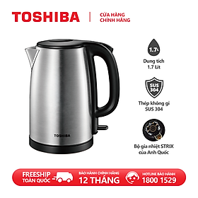 Bình đun siêu tốc Toshiba 1.7 lít KT-17SH2NV - HÀNG CHÍNH HÃNG