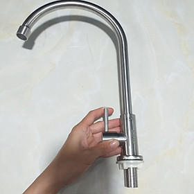 Mua {Hàng đẹp} Vòi rửa bát LẠNH INOX 304 CAO CẤP