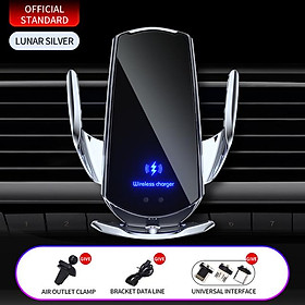 Bộ sạc không dây xe hơi nhanh 15W cho Samsung S22 S23 Ultra Motorola Edge+ 2022 2023 Moto Edge 30 40 Pro Care