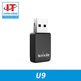 Tenda U9 USB kết nối Wifi U9 chuẩn AC tốc độ 650Mbps - Hàng Chính Hãng