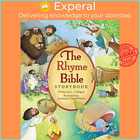Sách - The Rhyme Bible Storybook by L. J. Sattgast (US edition, hardcover)