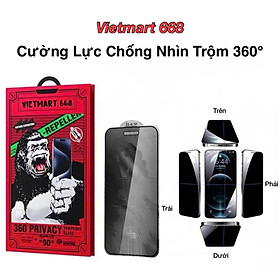Kính Cường Lực Chống Nhìn Trộm 360 Độ Dành Cho iPhone - Wekome WTP-089 - Hàng Chính Hãng - iP - 15Plus/16Plus